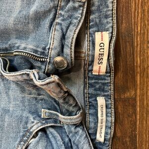 Guess ladies cropped slim jeans